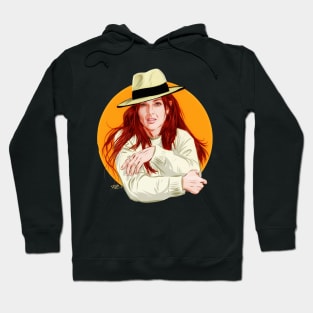 Julianne Moore - An illustration by Paul Cemmick Hoodie